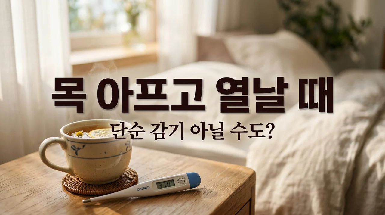 목이 칼칼하고 열이 날 때, 단순 감기일까? 원인별 증상과 대처법