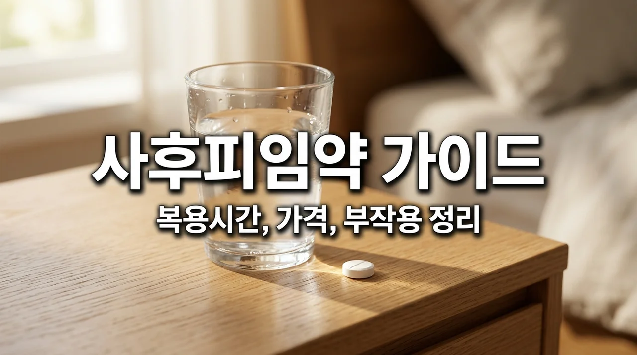 사후피임약 복용법과 시간제한, 가격 및 부작용 총정리 (골든타임 엄수)