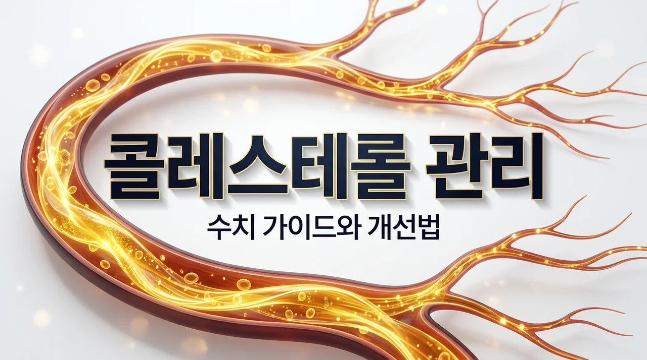 콜레스테롤 관리 시작할 때 꼭 확인해야 할 수치 3가지와 개선법
