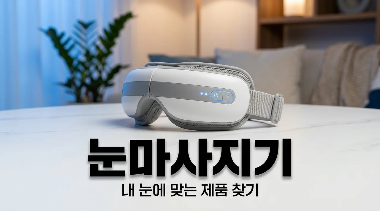 눈마사지기 추천 및 효과: 직장인 눈 피로 한 번에 해결하는 법