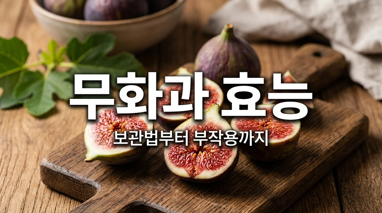 무화과효능 7가지와 부작용 보관법 먹는법까지 완벽 정리