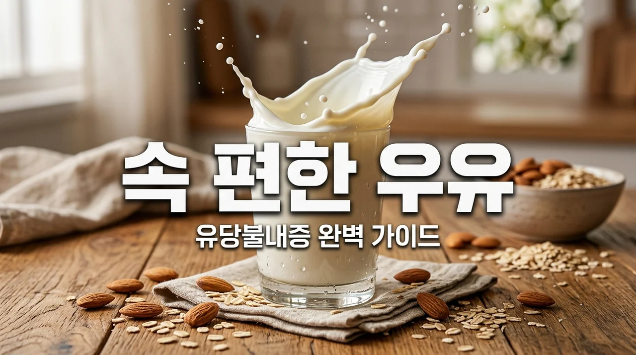 유당불내증 증상 해결법! 우유 마셔도 속 편한 5가지 비결 (WPI, 락토프리)