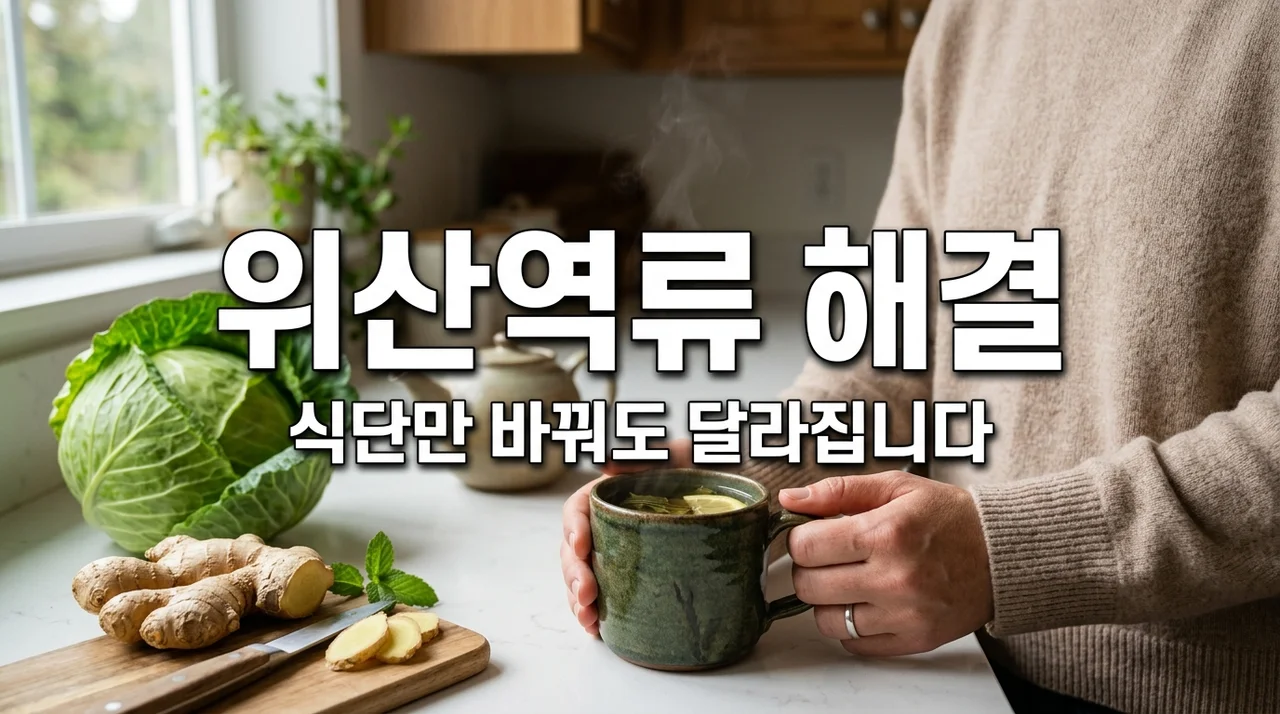 위산 역류 증상 완화! 식단만 바꿔도 속이 편해지는 5가지 비결
