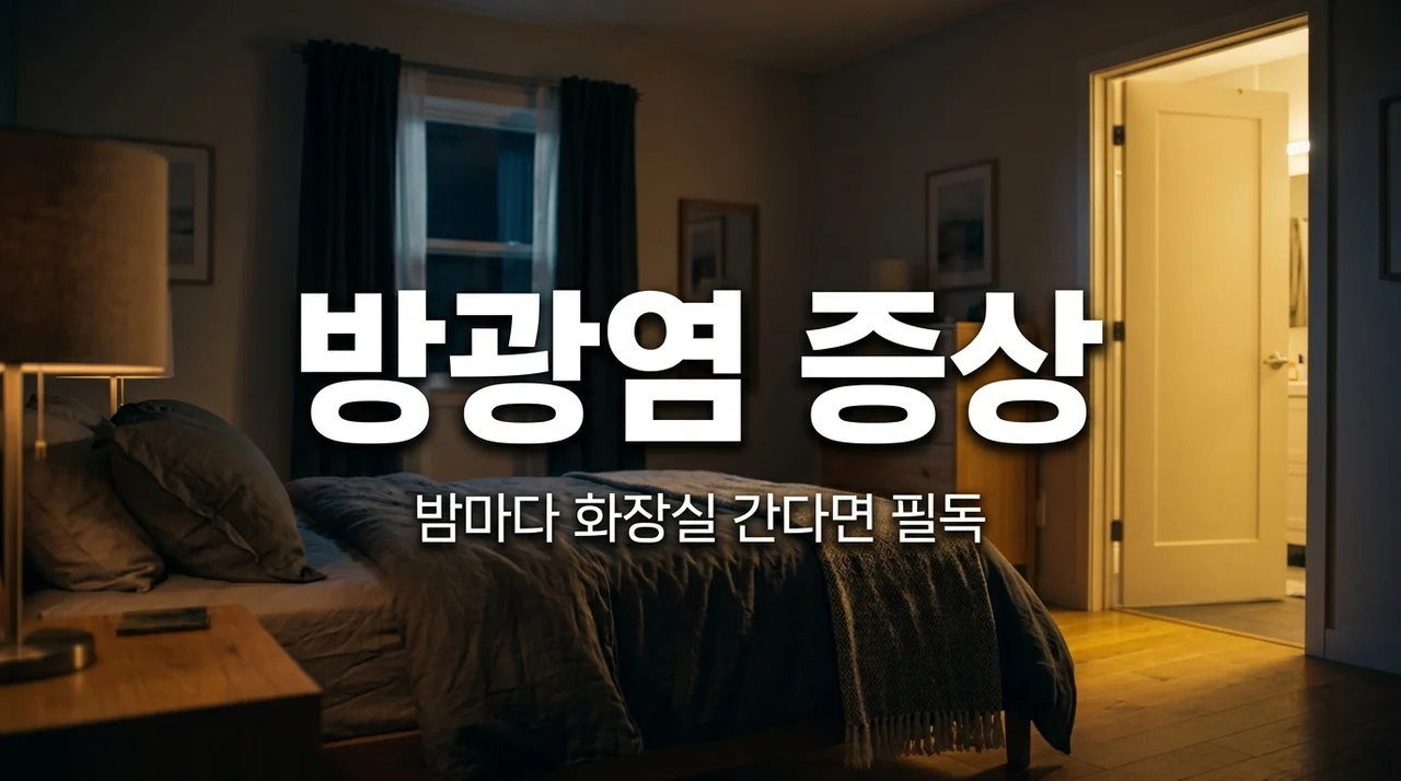 밤마다 화장실 자주 간다면? 방광염 증상 5가지와 예방법 총정리
