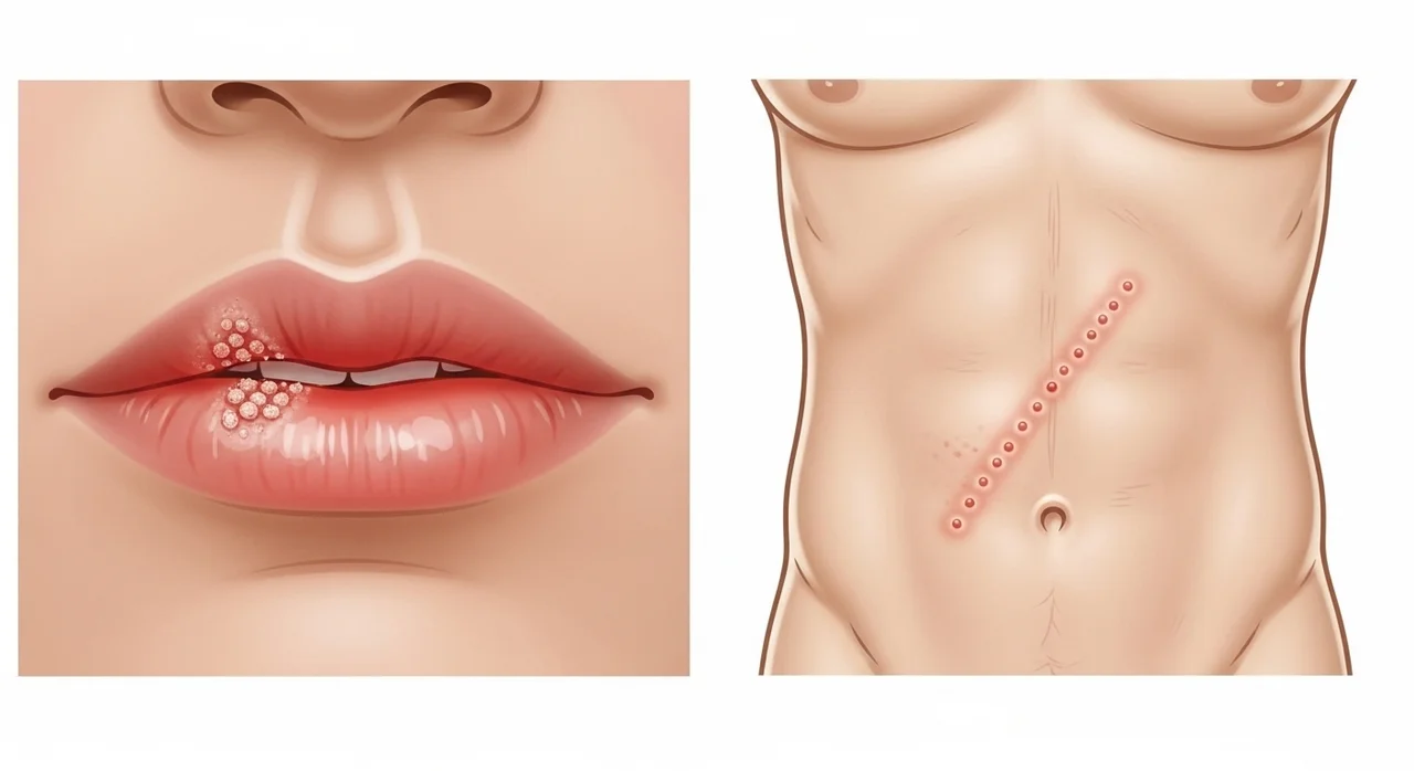 대상포진 vs 단순포진, 어떻게 다를까요?