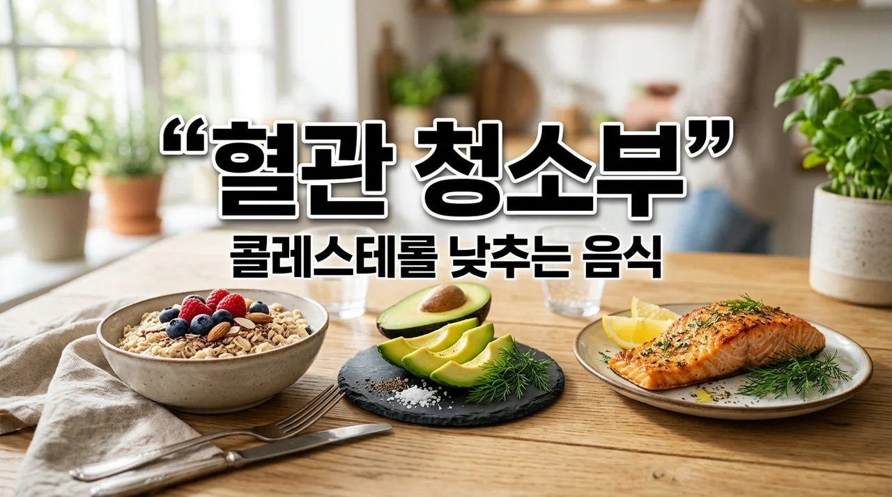 콜레스테롤 낮추는 음식 정말 도움이 되는 식품 혈관 건강 가이드