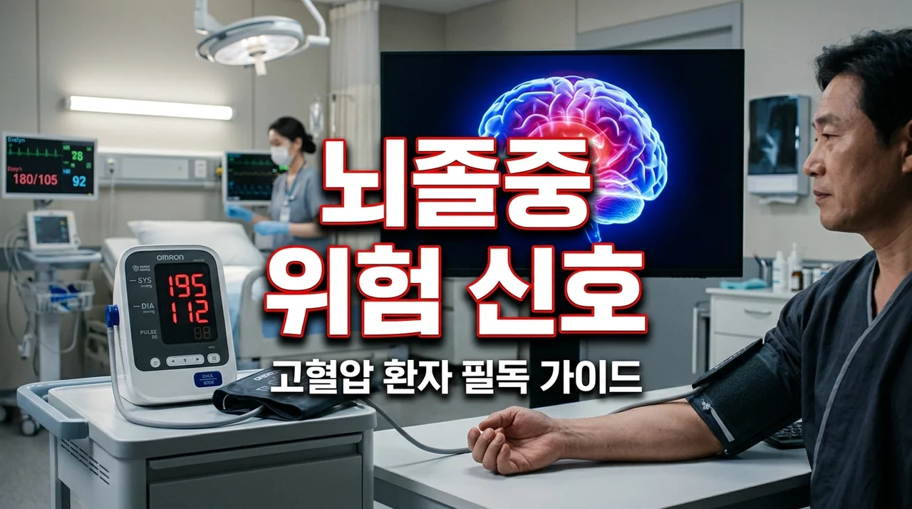 뇌졸중 위험 신호, 고혈압 환자가 반드시 체크해야 할 5가지 전조증상