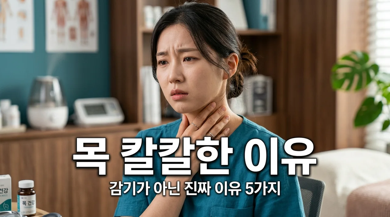 목 칼칼함 원인, 감기인 줄 알았는데 아니라고? 5가지 의외의 이유