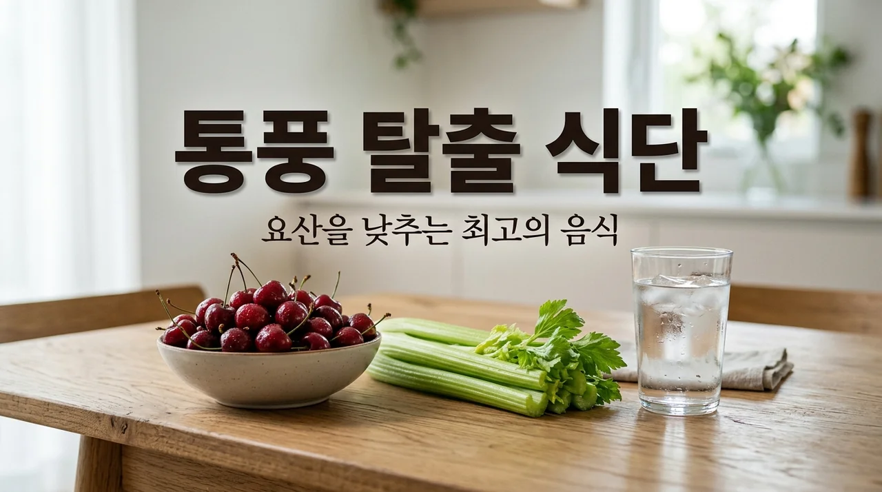 통풍에 좋은 음식 7가지와 요산 수치 낮추는 식단 관리법 총정리