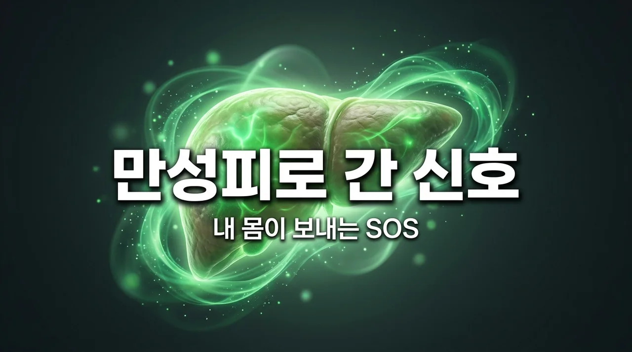 만성피로 원인 간 때문일까? 내 몸이 보내는 위험 신호 5가지