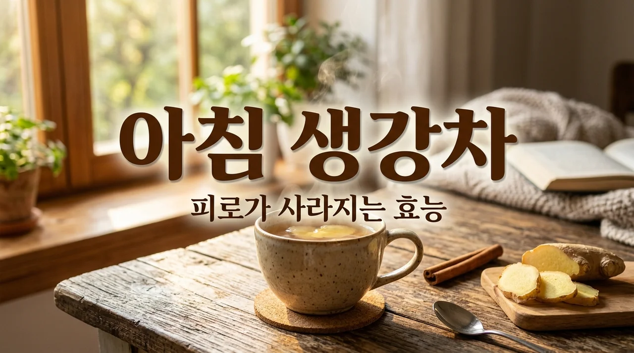 피곤한 아침 생강차를 찾는 이유! 활력을 깨우는 생강 효능 5가지