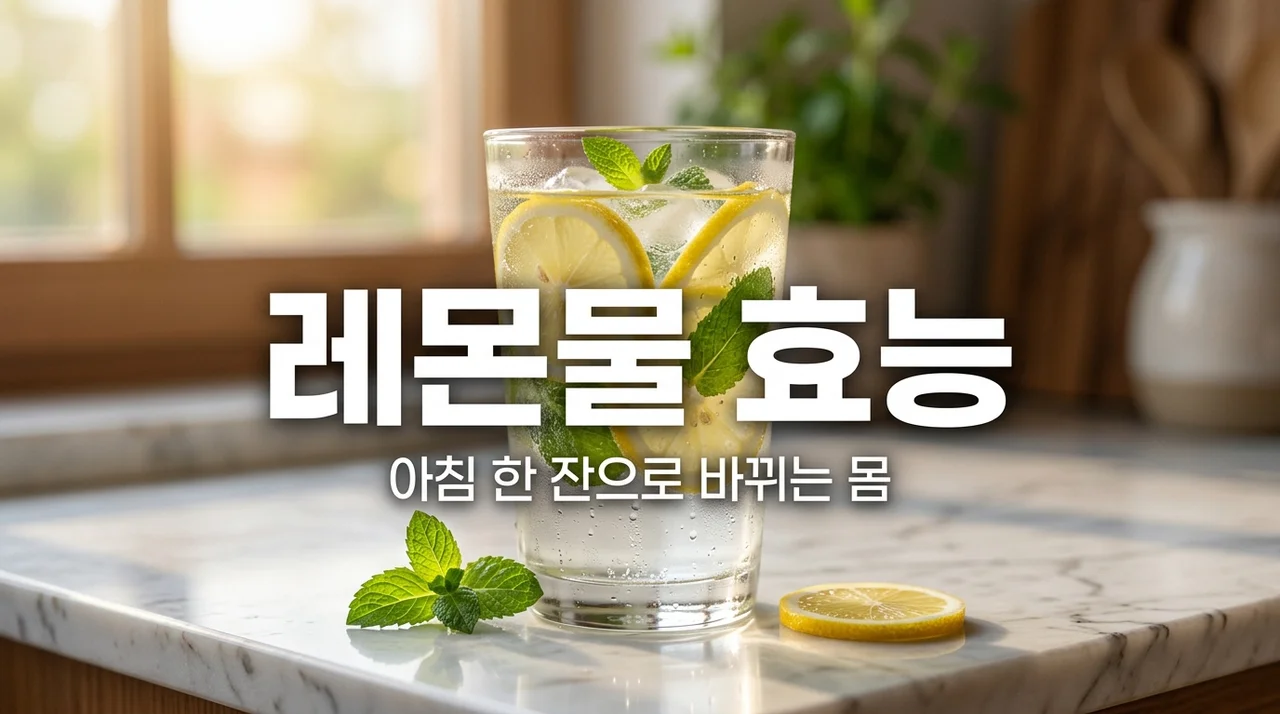 매일 아침 레몬물 효능 7가지와 부작용 없는 올바른 음용법