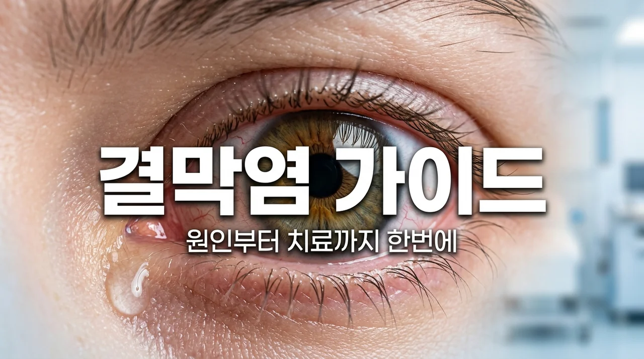 결막염 증상 원인 치료법 총정리 | 유행성 vs 알레르기 구분법