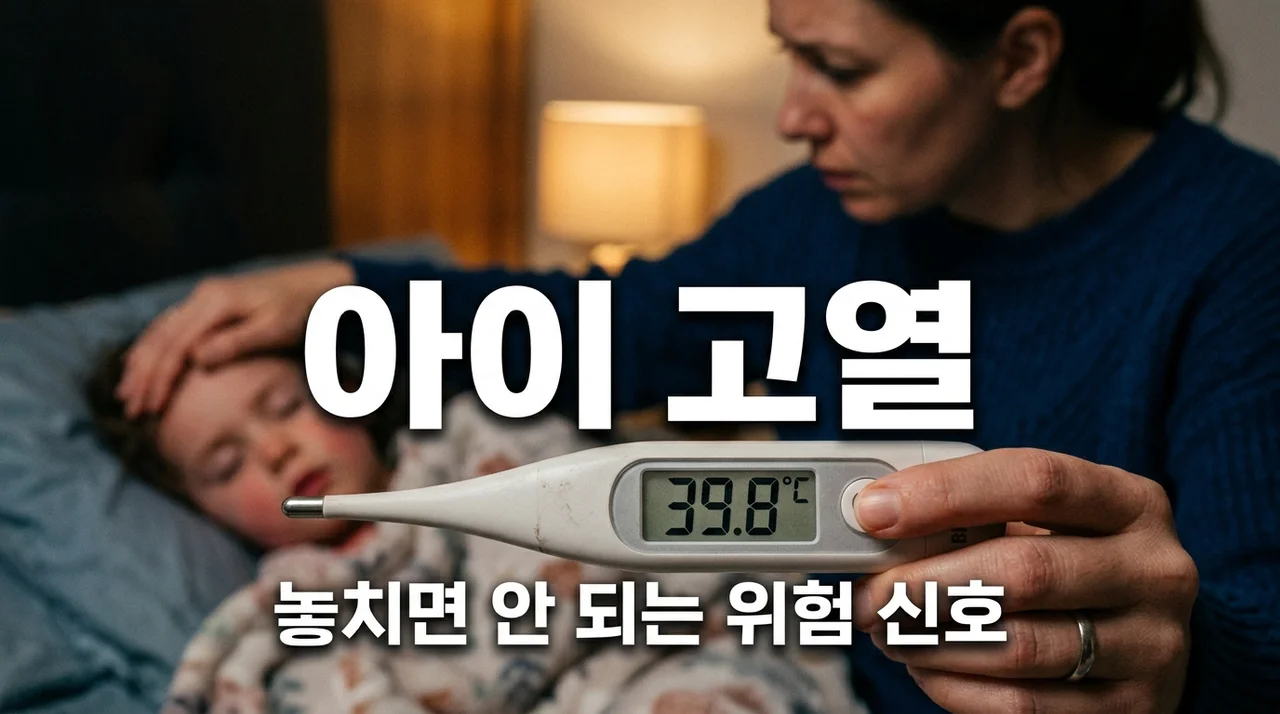 아이 고열 원인 5가지와 절대 놓치면 안 되는 위험 증상 완벽 가이드