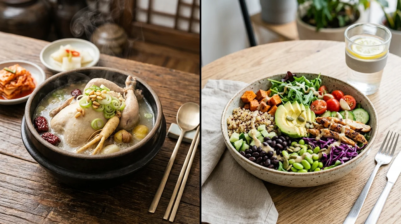 식단으로 챙기는 활력, 보양식 vs 일상식 비교