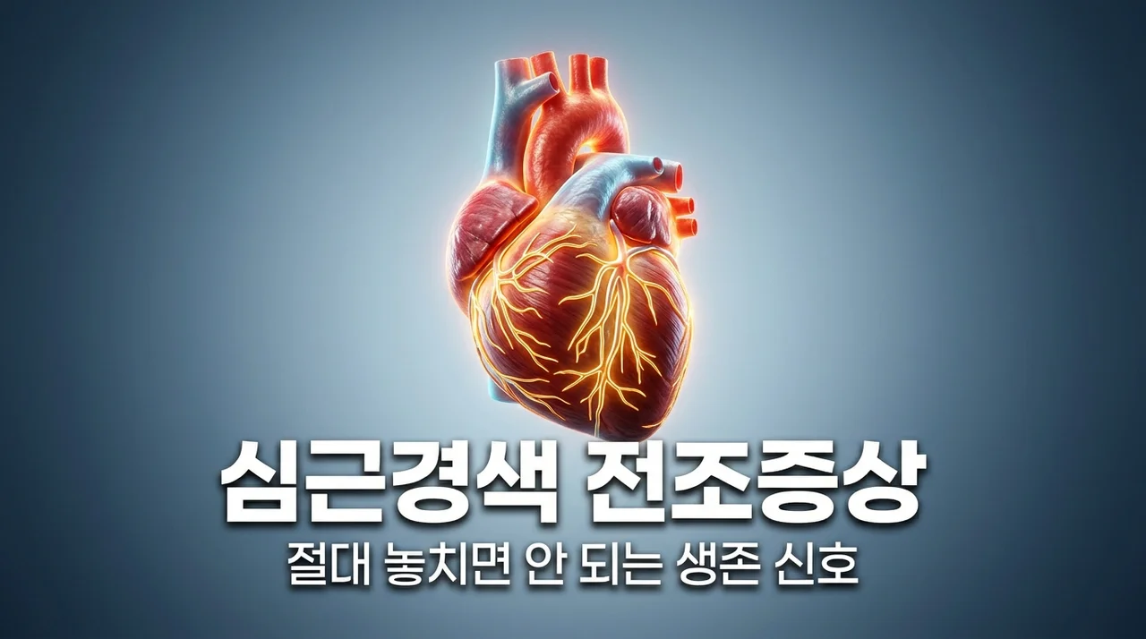 심근경색 전조증상 5가지, 절대 놓치면 안 되는 생존 신호