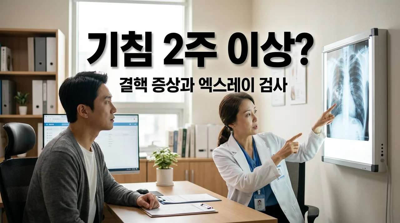2주 이상 기침 결핵 증상 의심? 흉부 엑스레이 검사가 필수인 이유