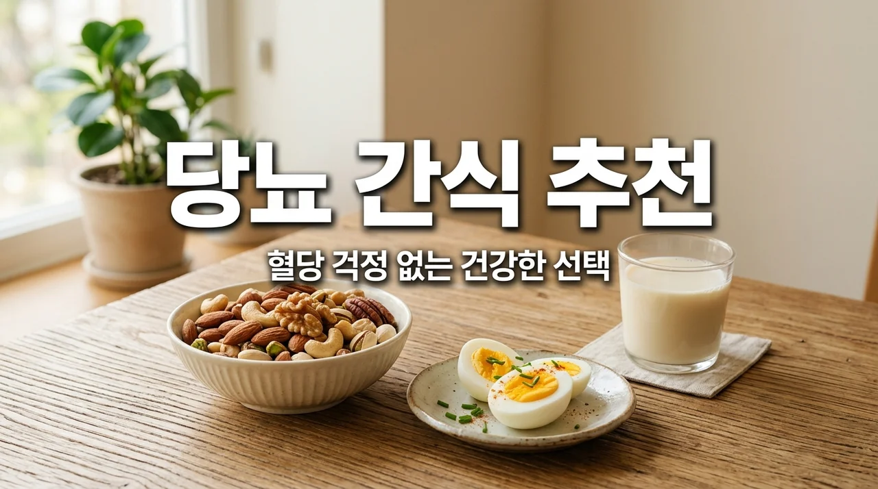 당뇨환자간식 추천! 혈당 걱정 없는 건강한 입가심 가이드 5가지