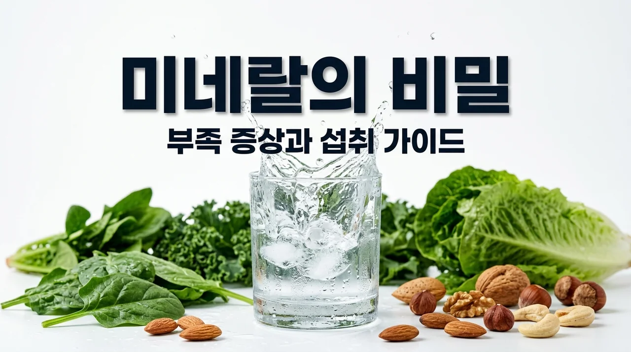 미네랄 효능과 부족 증상 7가지: 내 몸을 살리는 올바른 섭취 가이드