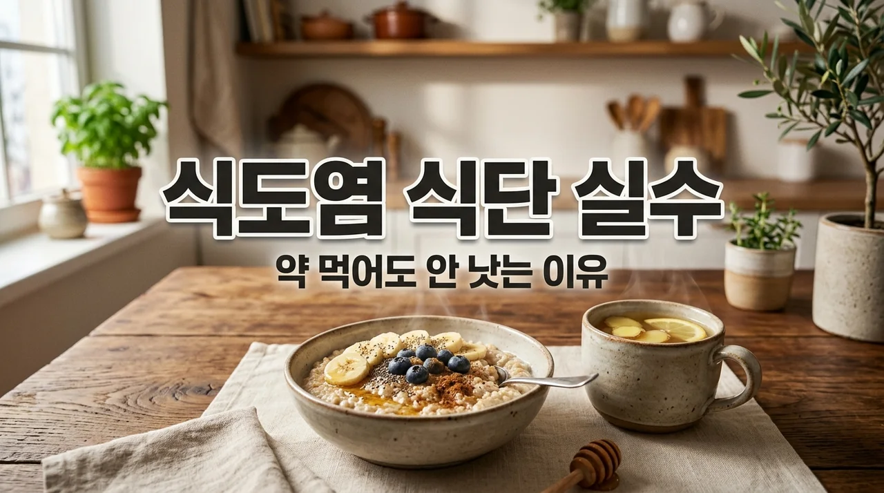 식도염 식단 관리할 때 흔히 하는 실수 5가지와 해결책