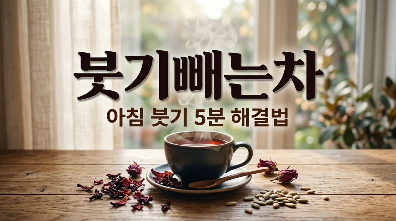 붓기빼는차 추천 Top 5와 효과적인 섭취법: 아침 붓기 5분 해결