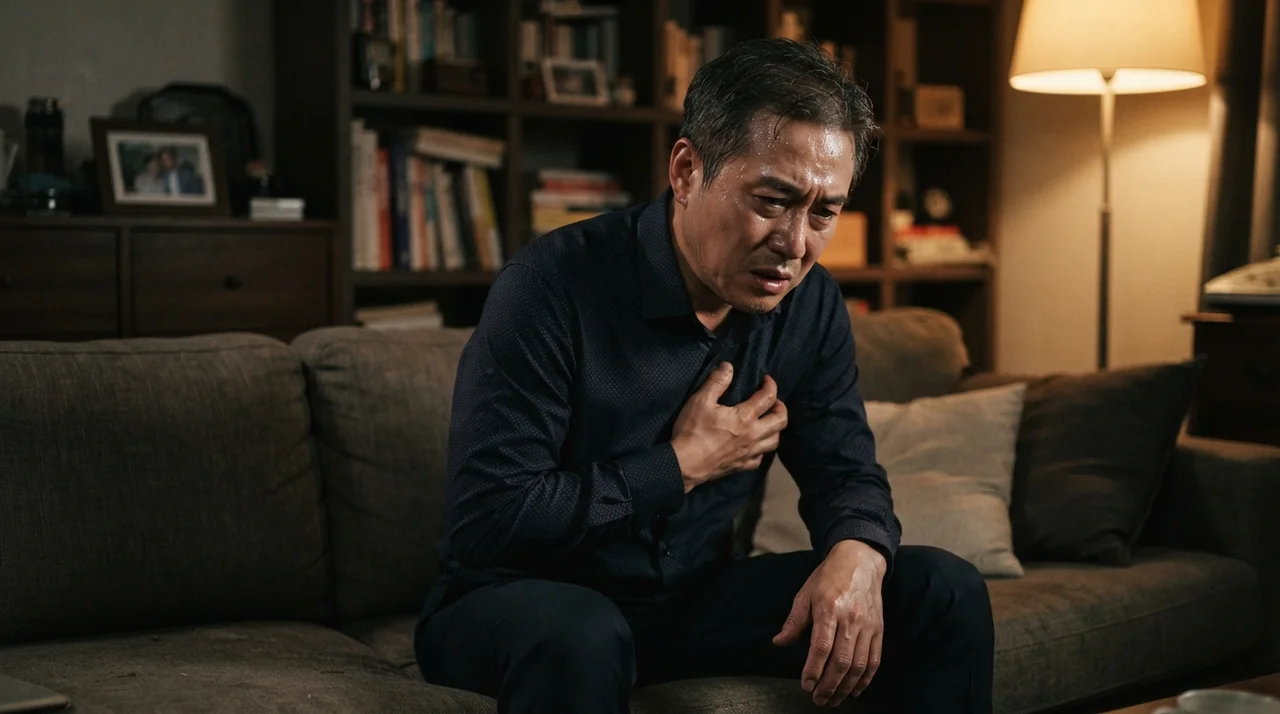 갑작스러운 가슴 답답함과 식은땀, 단순한 피로가 아닐 수 있어요