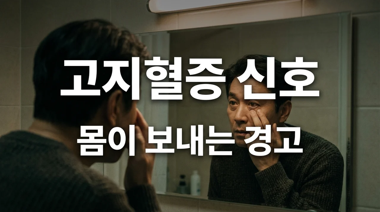 고지혈증 증상, 몸이 보내는 '침묵의 경고' 신호 5가지와 관리법