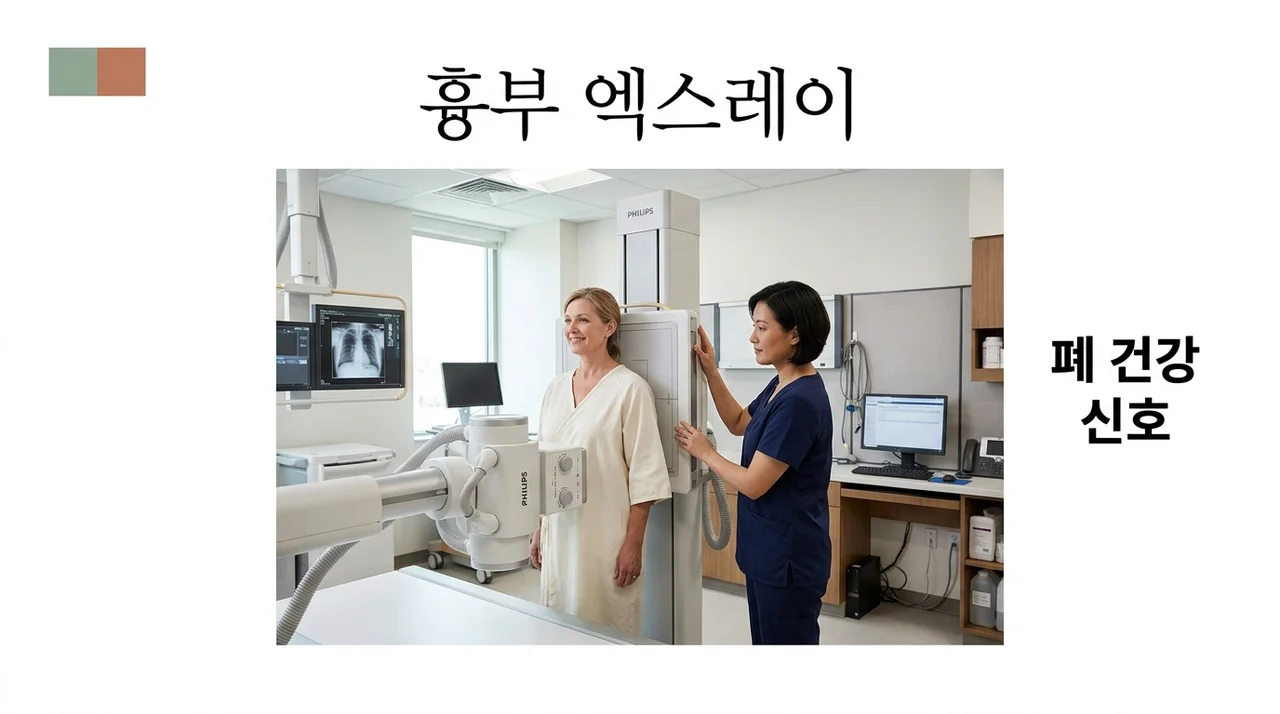 흉부 엑스레이 필요한 증상 5가지, 폐가 보내는 신호를 놓치지 마세요