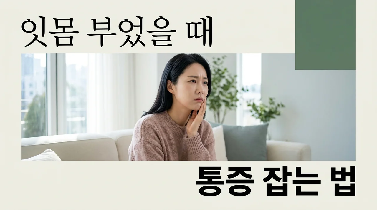 잇몸 부었을 때 원인부터 해결법까지! 치과 가기 전 응급처치 가이드