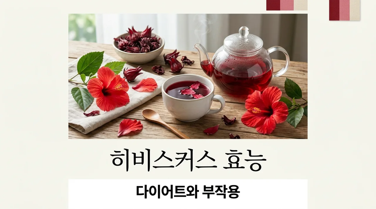 히비스커스 효능 5가지와 부작용, 다이어트 차 마시는 법 총정리