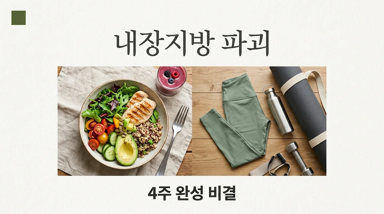 내장지방 빼는법 5가지: 뱃살 쏙 빼는 식단과 운동 가이드