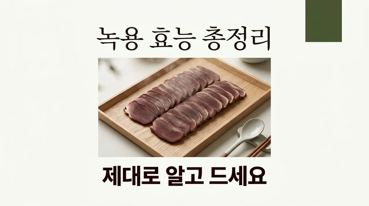 녹용효능 5가지와 고르는 법! 부작용 및 가격 부위별 차이 완벽 정리