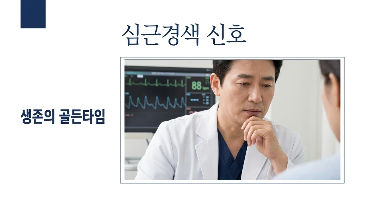 심근경색 초기 신호, 응급실 의사가 경고하는 골든타임 생존 징후 5가지