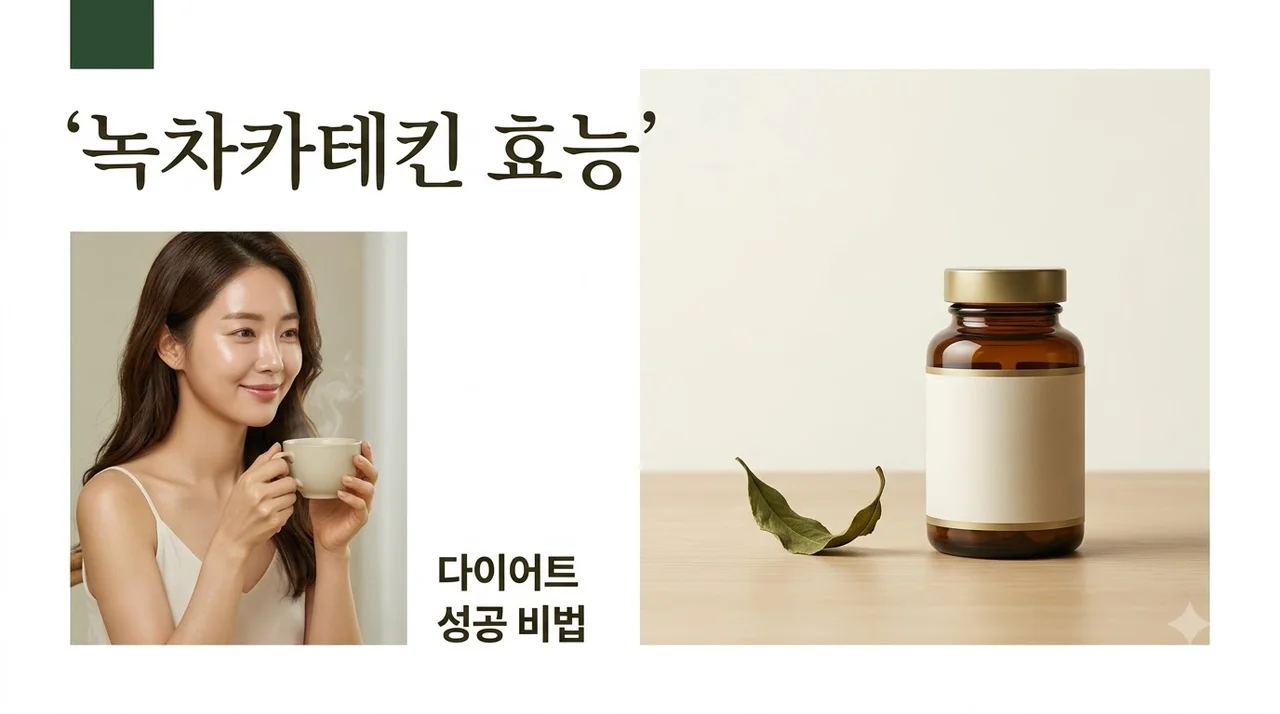 녹차카테킨 효능 부작용 및 다이어트 효과 높이는 복용법 총정리
