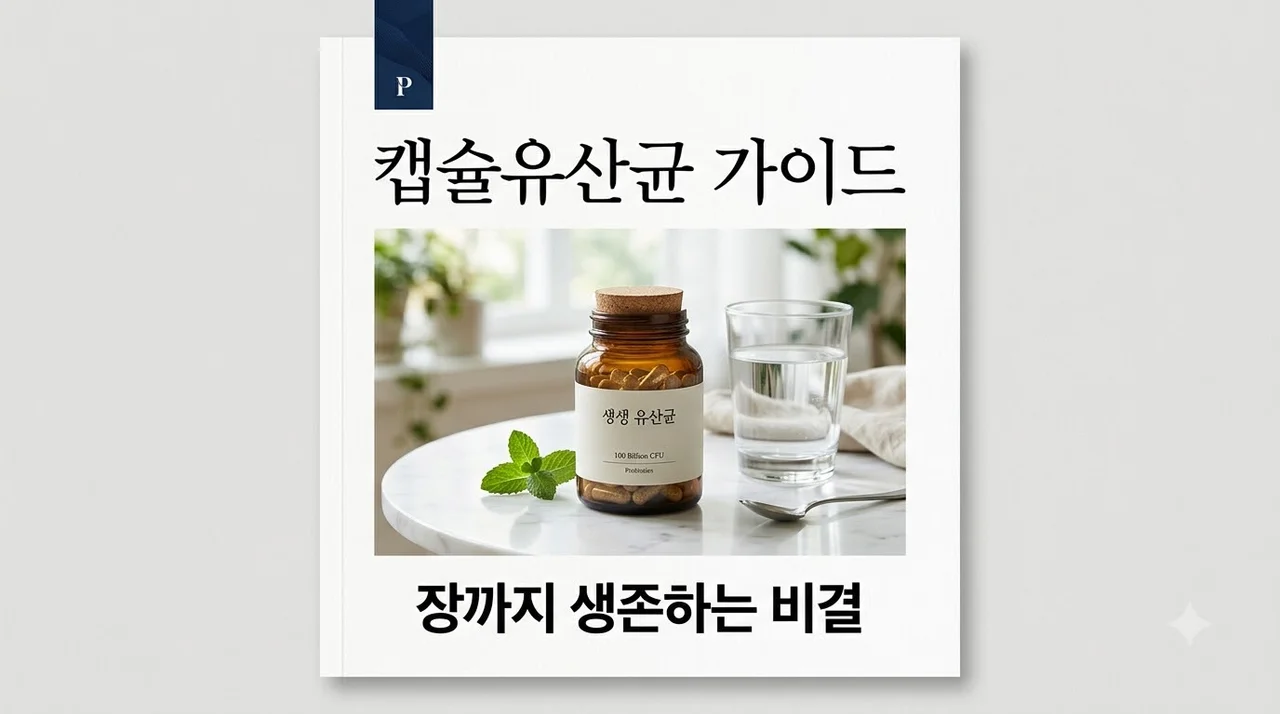 캡슐유산균 추천 및 선택법: 장까지 살아가는 생존율의 비밀과 팁