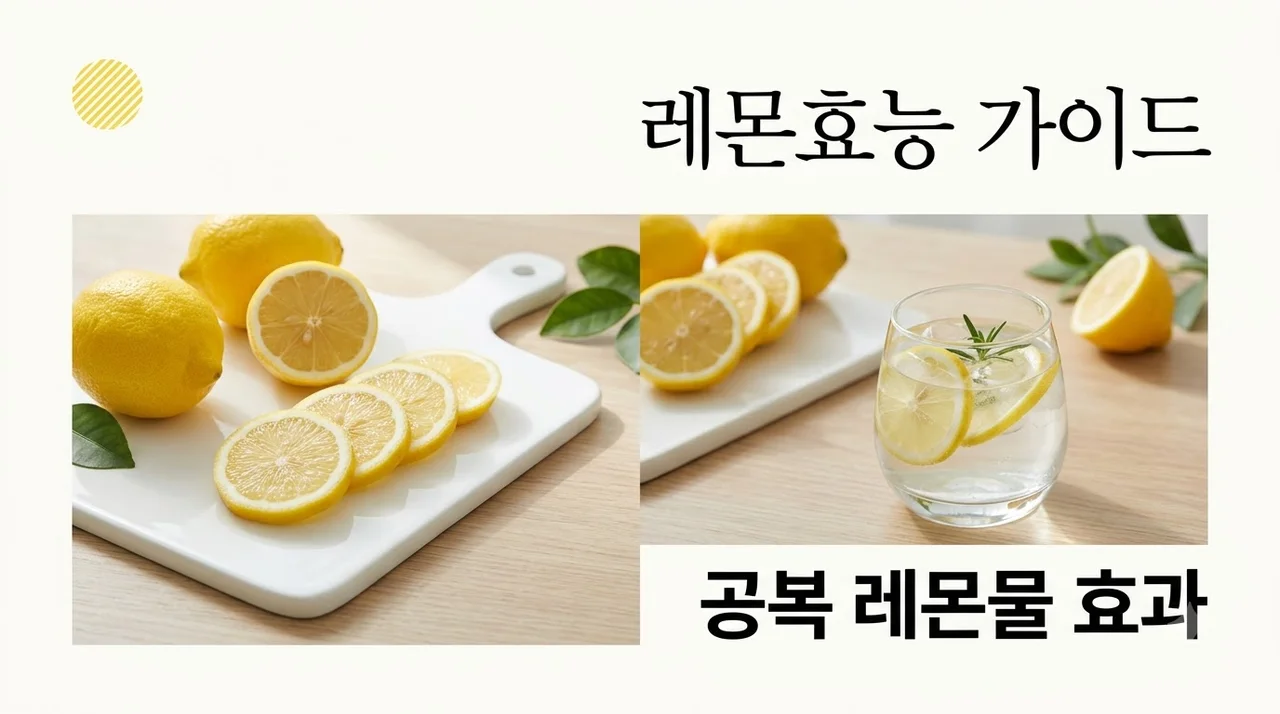 레몬효능 7가지와 아침 공복 레몬물 효과 및 부작용 총정리