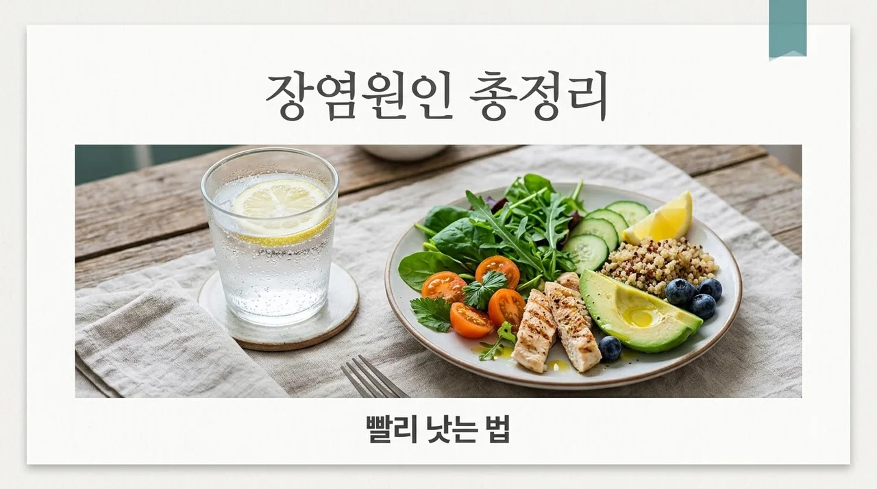 장염원인 5가지와 빨리 낫는 법: 복통 설사 멈추는 핵심 가이드