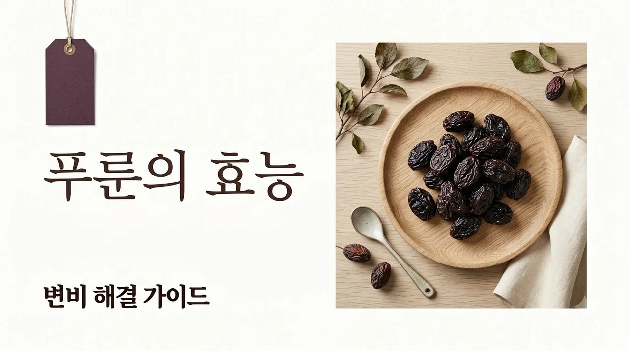 푸룬효능 5가지와 변비 탈출을 위한 올바른 섭취법 총정리