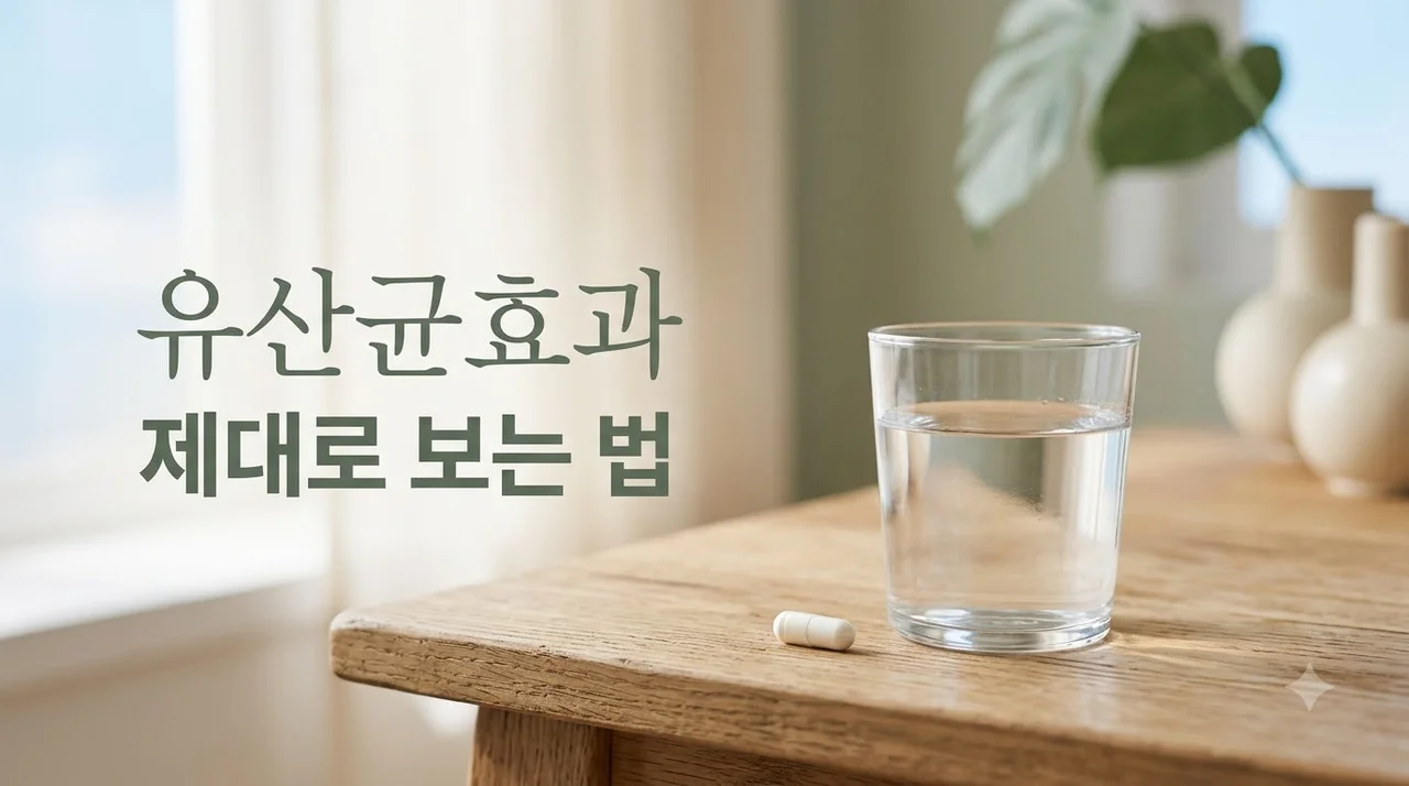 유산균효과 똑똑하게 누리는 법! 섭취 시간과 균주 선택 가이드
