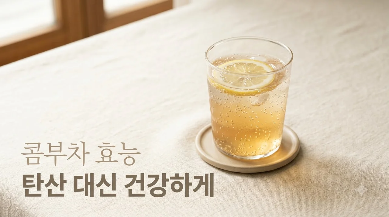 콤부차 효능 5가지, 탄산음료 대신 마시는 이유와 다이어트 효과