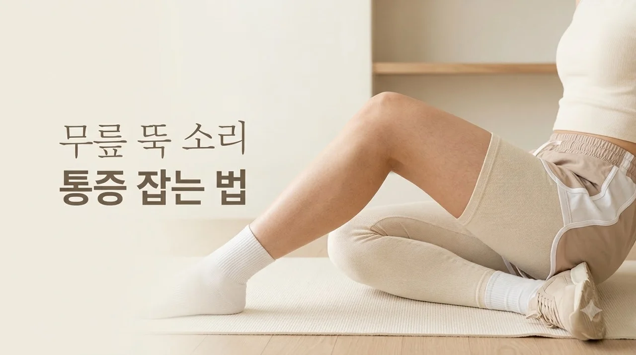 무릎에서 뚝 소리 날 때 원인 5가지와 관절 통증 예방 관리법