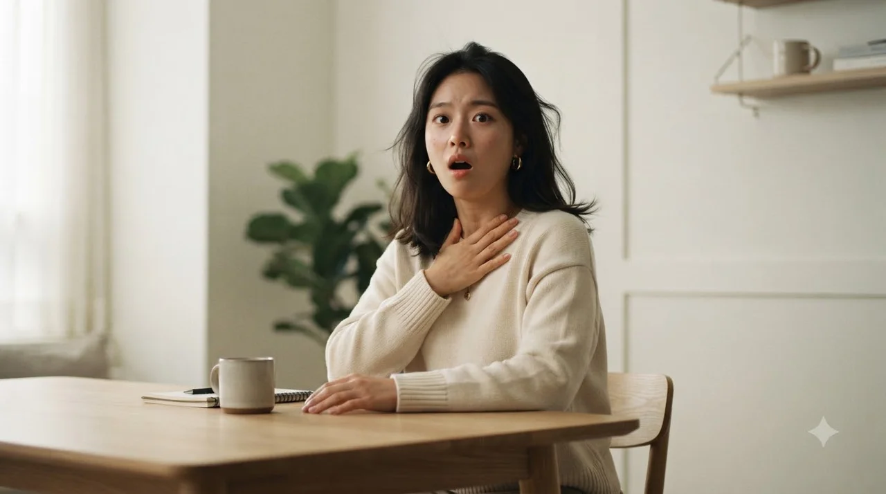 갑자기 시작된 딸꾹질, 1분 만에 멈추는 가장 확실한 방법