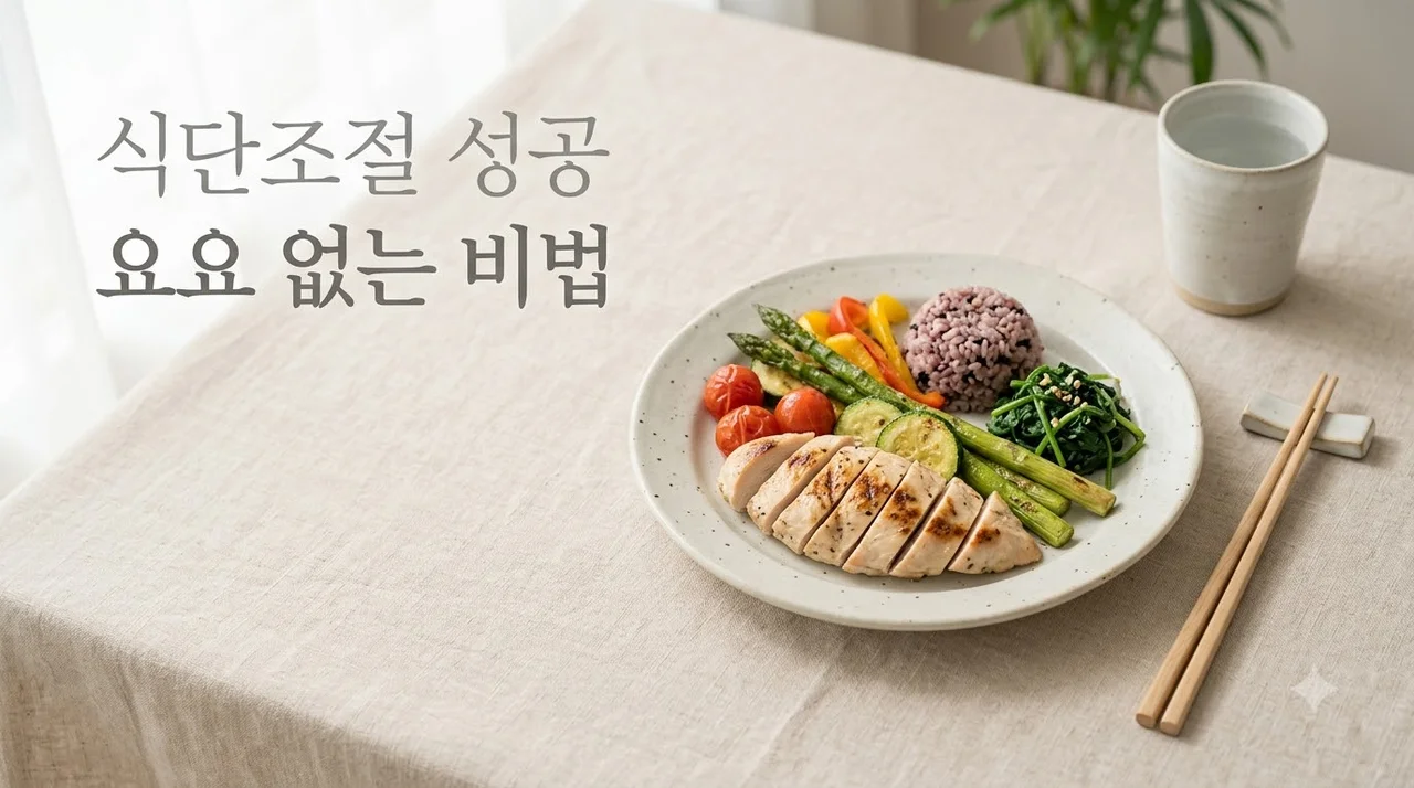 식단조절 다이어트 성공 비법, 굶지 않고 살 빠지는 식단 구성법 5가지