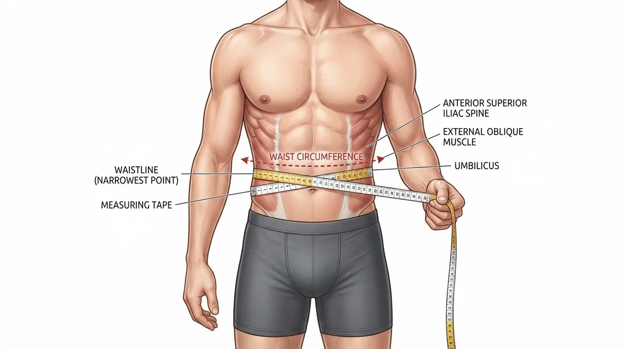 한국인 복부비만 기준, 성별에 따른 정확한 수치 확인