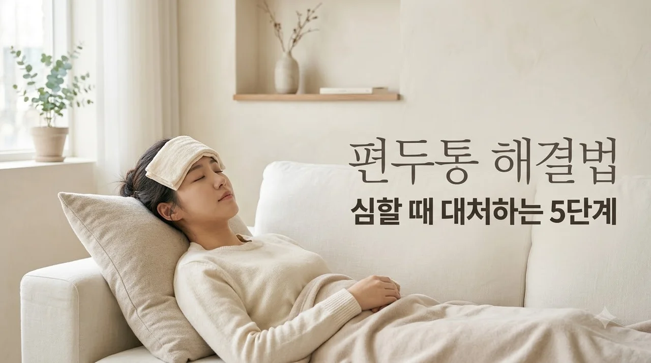 편두통심할때 대처법 5가지와 반드시 응급실 가야 하는 신호 정리