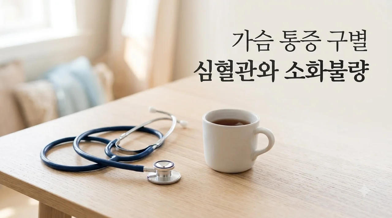 심혈관 질환 증상 소화불량과 헷갈릴 때? 가슴 통증 구별법 및 응급 대처법