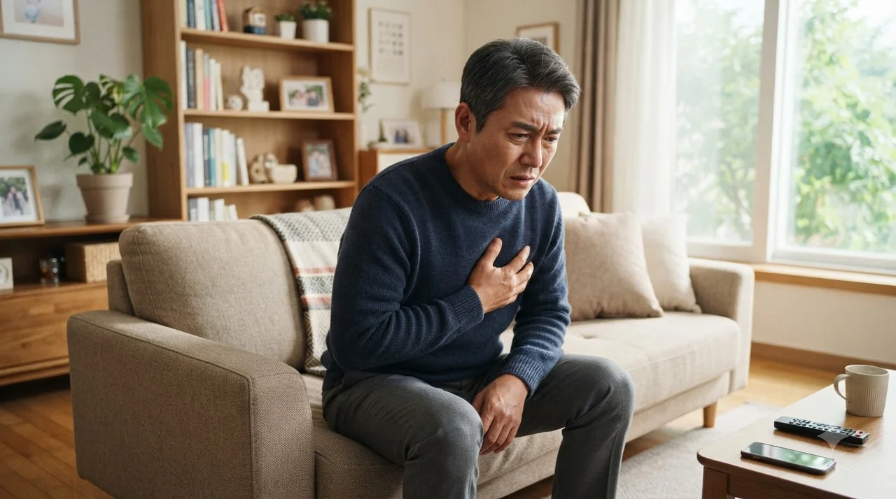 갑작스러운 가슴 통증, 단순한 체기일까 심장 문제일까?