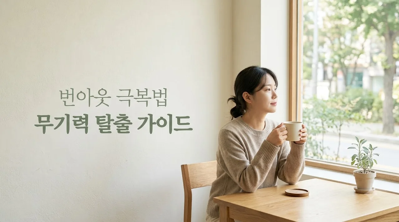 번아웃 증상 자가진단 및 극복법: 무기력증 탈출을 위한 5가지 실천 팁