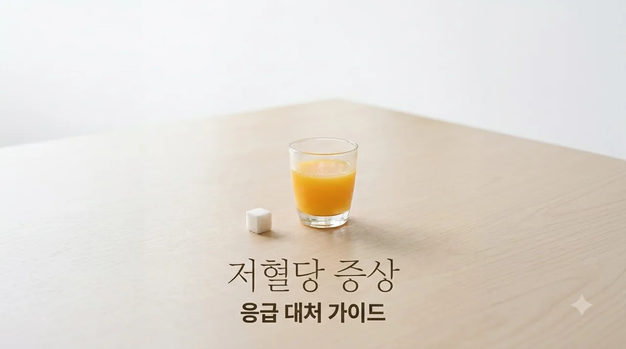 저혈당증상 초기 신호와 응급 대처법 5가지 | 당뇨 환자 필독 가이드