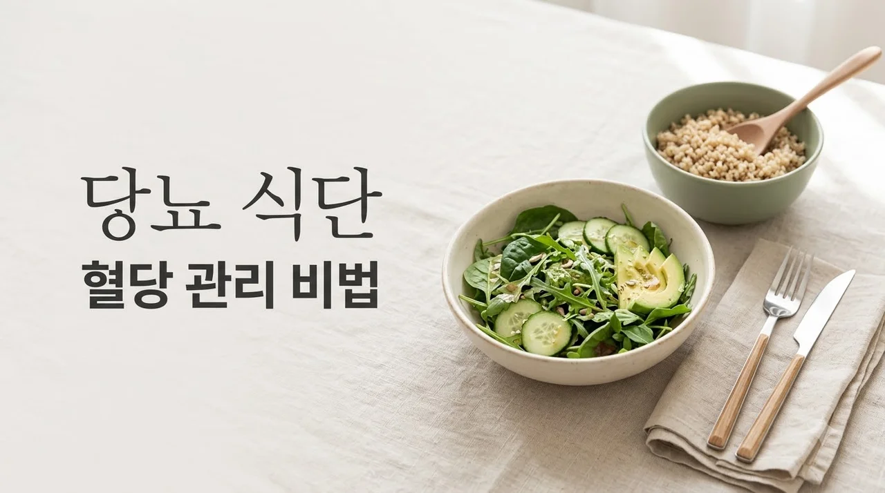 당뇨에 좋은 음식 7가지와 혈당 관리 식단 짜는 법 (완벽 가이드)